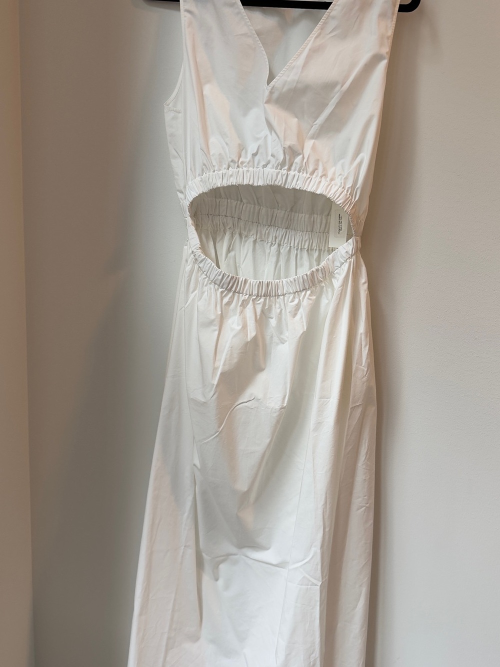 NWT Marysia White Cutout Midi Dress XXL 100% Cotton Resort Coastal Luxury